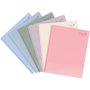 3 x H4D Plastic 2 Pocket Folders with Prongs, Letter Size, Pastel Colors, 6 Pack