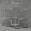 Gagee 7-Tier Craft Storage Organizer,Bead Organizer Box with 70 Adjustable Compartments,Stackable Storage Containers for Arts and Crafts, Toy, Threads,Fuse Beads, Washi Tapes,Hot Wheels,Clear