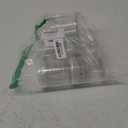 8 oz Clear PET Plastic Refillable Jar with Clear Natural Flip Top Cap (5pack) + Spatulas