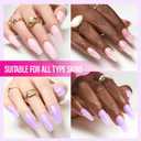 2 x CHUCHU Gel Nail Polish for Manicure: Pink and Purple Jelly Colors UV Nail Polish - 8ml Duo Gel Polish for Women Beginners Nail Enthusiasts - Summer Spring Home Nail Art Design Salon Gift Winter