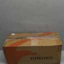 TOWOND Projector Screen with Stand, 100 inch Outdoor Projector Screen Portable Indoor Projection Screen 16:9 4K Rear Front Movie Screen with Carry Bag for Home Backyard Theater