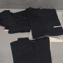 JMIERR Mens T-Shirt Cotton Crewneck Basic Tee Casual Short Sleeve Shirts Active Quick Dry 3 Pack Tops with Pocket (Large, Black/Black/Black)