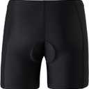 Kids Padded Bike Shorts Girls Cycling Biking Pants 3D Padding Bike Shorts for Boys (Black) 7-8Y