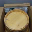 Wooden Foot Bath with Wheels,Wooden Foot Basin with Lid,Wood Foot Bath Bucket,Tina para Pedicure Tub Foot Spa MassageHousehold Thicken Foot Soak Tub