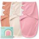 Yoofoss Baby Swaddle for Newborns 0–3 Months, Rayon Made from Bamboo Swaddle, Noiseless Closure Swaddle Sack, Soft Breathable & Durable Snug Fit