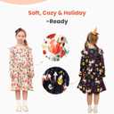 PATPAT Multipack Girl Toddler Dresses Sleeveless Flamingo Striped Toddler Casual Dresses (18-24 Months, Red Christmas)