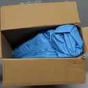 Baby Inflatable Bathtub, Portable Infant Toddler Bathing Tub Non Slip Travel Bathtub Mini Air Swimming Pool Kids Thick Foldable Shower Basin with Air Pump, Blue