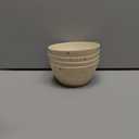 Nook Theory 4 Pack Bamboo Bowls - 22 Oz Reusable Toddler and Kids Bowl, Dishwasher Safe - Not Microwavable Bamboo Dishes (Celebration)