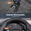 Digital Tire Pressure Gauge with Inflator, T500 Air Compressor Attachments, Heavy Duty Air Chuck with Rubber Hose and Quick Connect Coupler