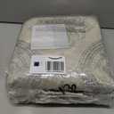 jinchan Boho Linen Curtains for Living Room Embroidered Design Window Curtains Light Filtering Flax Linen Blend Window Treatments Set for Bedroom Grommet Top 2 Panels 84 Inch Length Grey on Ecru