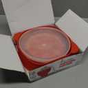 Collapsible Silicone Microwave Hot Air Popcorn Popper Bowl With Lid and Handles - Red