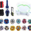 Bey Battling Set, Spinning Top Gyro Set, Tops Burst Blade Toy Combat Battling Game, Cool Spinning & Launchers with Top Stadium, Great Gift for Boys