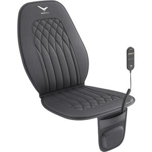 Laxon Vehicle Seat Air Massage Pad. Tailored for Long-Distance Truck Drivers or Drivers with Long commutes. 11 Air Cells Dynamic Work 3 Massage Mode for Back & Hip. Ultra Leater Slim Compy Design. (BLACK)