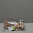 ONCAI Women's Flip Flops Arch Support Yoga Mat Summer Beach Woman Thong Sandals with Orthotic Rubber Soles (9, White/Khaki)