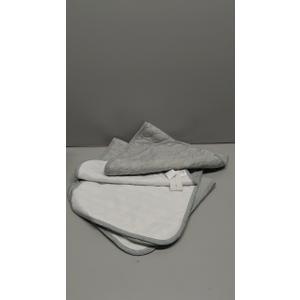 BlueSnail Quilted Thicker Waterproof Changing Pad Liners 3 Count(Gray 13 x 27)