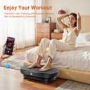 Vibration Plate Exercise Machine, Vibrating Plate for Lymphatic Drainage, Shake Plate Whole Body Vibration Plate Platform, Fitness Equipment for Weight Loss Fat Burner for Women Men