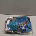 Spooktacular Creations Kids Halloween Raptor Inflatable Costume, LED Eyes Ride Raptor Dinosaur Blow Up for Halloween Party (Small, Blue)