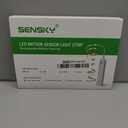 Sensky Motion Sensor Strip Lights Rechargeable Motion Activated LED Strip Light Dimmable Cabinet Light Strip for Wardrobe, Cabinet, Pantry, Closet(1M, Cool White)