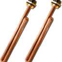 HE 90240 Heating Element, Replacement for EcoSmart ECO 18 27 36, 9KW 240V Water Heater Element for Electric Tankless Water Heaters, Screw-In, Copper, 2PCS