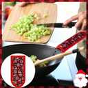 Patelai 8 Pack Christmas Cast Iron Skillet Handle Covers Red Green Hot Pot Handle Holder Cover Heat Resistant Non Slip Cast Iron Skillet Potholders Sleeves Protector for Kitchen Cooking Baking BBQ