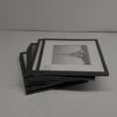 upsimples 12x12 Picture Frame Set of 10, Display Pictures 8x8 with Mat or 12x12 Without, Multi Photo Frames Collage for Wall or Tabletop Display, Black