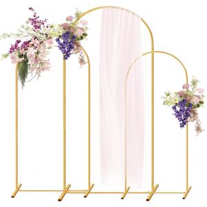 Backdrop Stand Photo Studio Adjustable Background Stand Support for Parties, Events Decoration, Wedding, Photography (6.6FT,6FT,5FT)