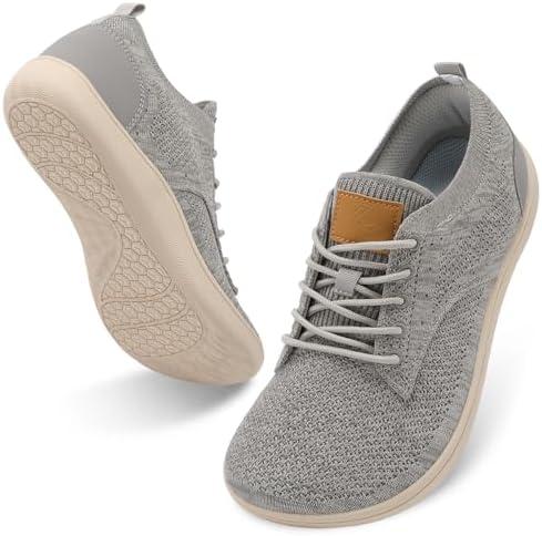 relxfeet Men's Dress Sneakers Fashion Oxfords Business Casual Shoes Wide Toe Box Barefoot Zero Drop Walking Shoes 44/10W