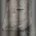 White Wig for Women Short Curly Wavy Wig with Bangs Shoulder Length Bob Wig Women's Colorful Synthetic Heat Resistant Fiber Wigs for Cosplay Halloween Costume Party (14 Inches)