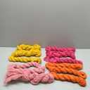 Remagr 12 Pcs Pink and Orange Party Cheesecloth Gauze Table Runners Boho Wedding Decor Rustic Sheer Runner for Wedding Table Bridal Shower Birthday Party Decorations