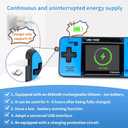 Handheld Game for Kids -Preloaded 220 Retro Video Games, Portable Gaming Player with Rechargeable Battery 3.0" LCD Screen, Mini Arcade Electronic Toy Gifts for Boys Girls (Black+Blue)