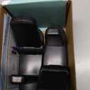 Door Lever Lock (2 Pack) Prevents Toddlers from Opening Doors. 3.25" L * 1.5" W * 4.5" H Easy One Hand Operation for Adults. Durable ABS with 3M Adhesive Backing. Simple Install, Black