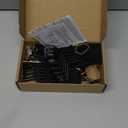 Perfect Curve CapRack | Over-The-Door Hat Organizer for Baseball Caps | 2 Straps, Holds 18-36 Adjustable Caps | Black