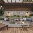 8 x 3 Inch Stainless Steel Metal Floating Address Numbers, Silver Metal House Letters, 304 Stainless Steel House Address Letters and Numbers, Modern Door Number and Letter for Home Hotel Office (G)