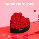 Agrul Mothers Day Roses Gifts for Mom,Forever Preserved Flowers Roses in a Heart Shape Box, for Wife Women Mom Grandma from Daughter,Fresh Flowers for Delivery/16Pcs Red
