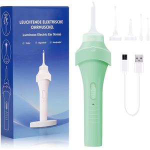 Ear Savvy Ear Wax Removal Kit, Automatic Vacuum Earsavvy Ear Cleaner with LED Light, Safe and Portable Earwax Remover Tool, Ear Suction Set