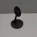 Magnetic Wireless Charger Stand 15W Fast Mag-Safe Charger for iPhone 17/17 pro/ 17 Air/ 17 pro max 16/15/14/13/12 Series Magnet Wireless Charging Station/Pad with Sleep-Friendly Light for AirPods (Black)