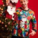 Arvilhill Men's Ugly Christmas Funny Graphic Long Sleeve Unisex Sweatshirt (S-3XL) (M)