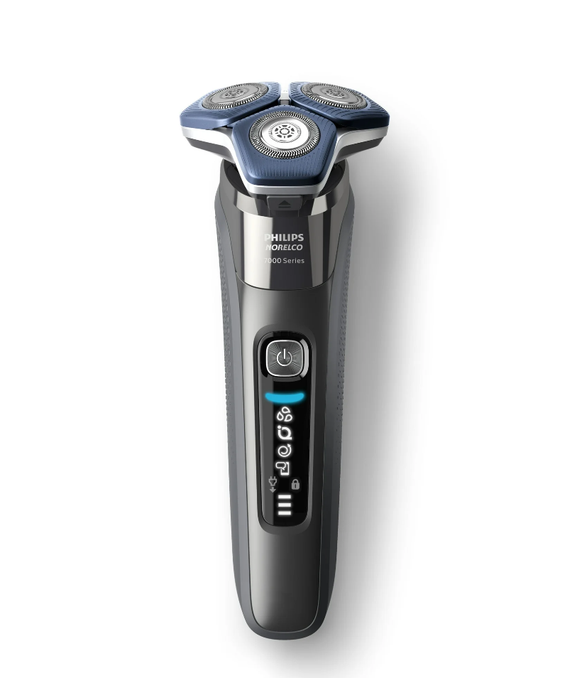 Philips Norelco Shaver 7200, Rechargeable Wet & Dry Electric Shaver With Senseiq Technology And Pop-Up Trimmer S7887 / 82 - Black Sku 6530125