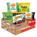 Utz Brands Big Flavor Box – 30 Count Variety of Bold, Tangy, and Savory Chips: Zapp’s Voodoo, Ripples Sour Cream & Onion, Salt & Vinegar, Golden Flake Sweet Heat BBQ, and Dill Pickle Chips (EXP 07/20/26)