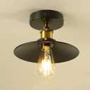 12V RV Vintage Ceiling Light with E26 Bulb, 3000K Warm White LED Fixture, On/Off Switch, Easy Installation for RV, Motorhome, Camper, Boat