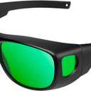 VIVOSUN Indoor Hydroponics LED Grow Room Glasses with Glasses Case (Green)