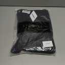 Womens Low Waist Denim Skirt Button Mini Cargo Jean Y2K Skirts with Pockets (Black, L)