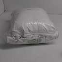 Goose Feather Pillows Queen Size Pack of 2 - Hotel Down Bed Pillow for Sleeping, Soft 600 Thread Count Cotton Cover, Fluffy Support Surround Fill Polyester for Side, Stomach, Back Sleepers