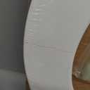 Mayfair Cassel Slow Close Toilet Seat, Easy Clean, Non Slip Premium Wood Seat, Easy Install, Made in USA, Round, White