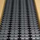 36 sq. ft Plastic Interlocking Deck Tiles, 36 Pack,12"x12" Waterproof Outdoor Flooring All Weather Use, Patio Floor Decking Tiles for Porch Poolside Balcony Backyard, Dark Grey