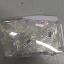 VOVEA Vampire Teeth Fangs, Realistic Vampire Fangs 8 Pairs 4 Sizes Best Value Pack with Adhesive(Practice Needed), Halloween Vampire Accessories Costume Cosplay Fake Vampire Teeth for Adult Halloween (Large 13mm,15mm,17mm,19mm)