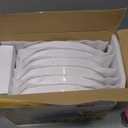 6PK 12 Inch LED Flush Mount Ceiling Light, 24W, 2520LM, 3000K/4000K/6000K CCT Selectable, 0.9inch Super Slim LED Ceiling Light Fixture, Low Profile Round Flat Panel Light for Bedroom,Kitchen,Hallway (White)