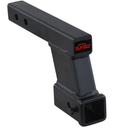 TOPTOW Trailer Hitch Extender Adapter with 6-inch Riser/Drop, 2" Receiver, 2-inch Solid Shank, 10000lbs Capacity
