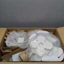 CAROTE 21Pcs Pots and Pans Set, Nonstick Cookware Sets, White Granite Induction Cookware Non Stick Cooking Set w/Frying Pans & Saucepans(PFOS, PFOA Free)