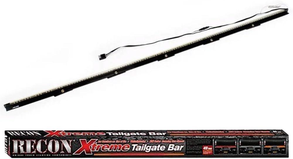 RECON - Universal Fit 60" Tailgate Light Bar High Power Running LED Lights with Scanning Amber Signals, Brake & Reverse Lights for Trucks & SUVS